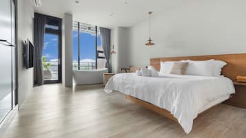 Habitación doble superior | Cortinas opacas, wifi gratis, ropa de cama