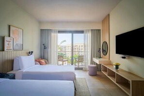 Deluxe Room Pool View | Premium bedding, free minibar, in-room safe, desk - Marassi Boutique Hotel-Marina 2 (El Alamein)