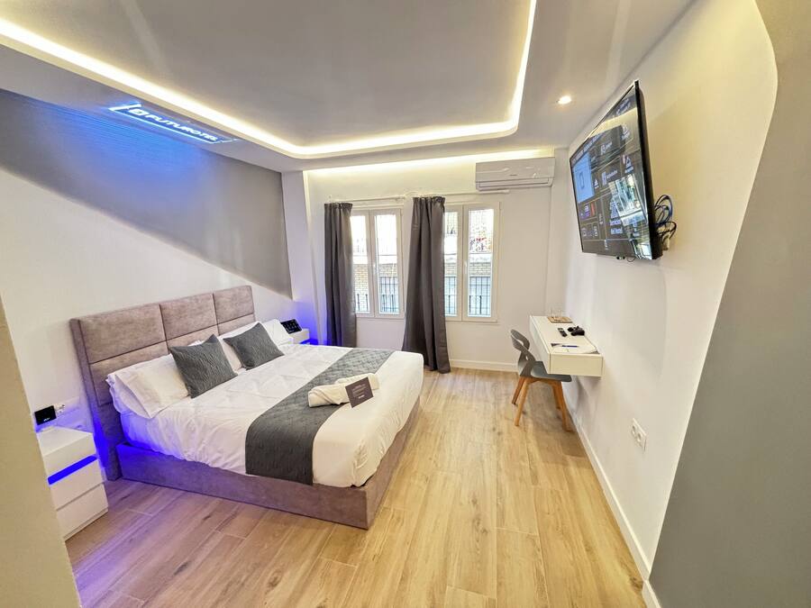 Deluxe Double Room, Balcony, City View | Down comforters, memory foam beds, soundproofing, free WiFi