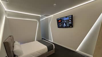 Premium bedding, down duvets, memory-foam beds, minibar