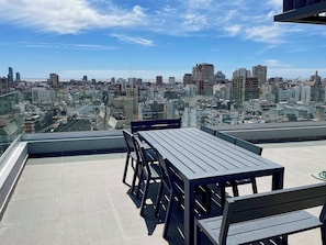 Apartment, 1 Bedroom, Accessible, Smoking | Outdoor dining - One-bedroom Apartment in Recoleta With Panoramic Views (Buenos Aires)