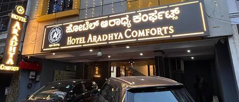 Voorkant van accommodatie