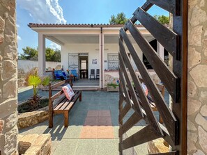 Casa, 2 quartos, para fumantes | Terraço/pátio