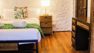 5 slaapkamers, een bureau, wifi, beddengoed