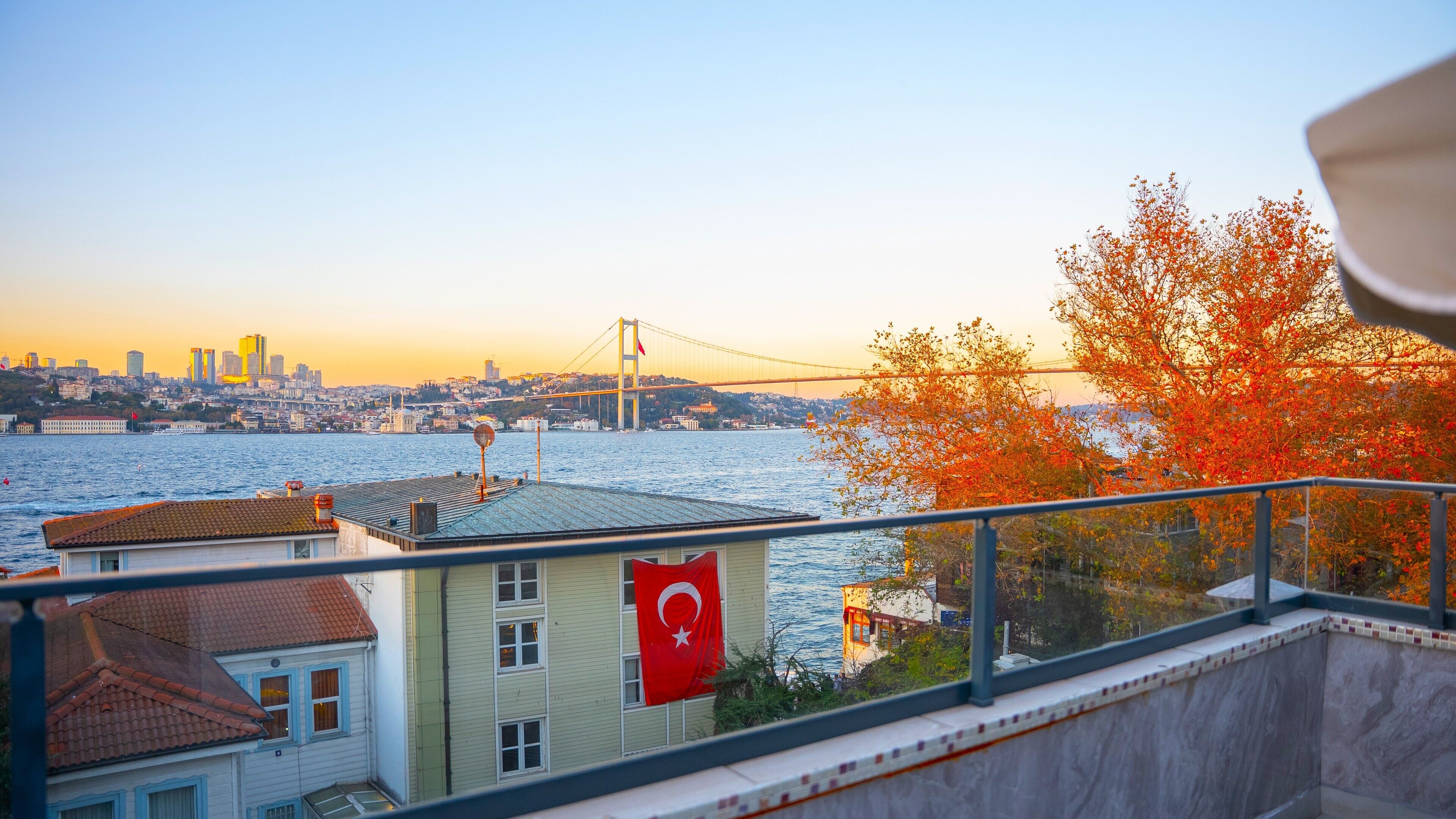 Panorama loft | Uitzicht vanaf balkon