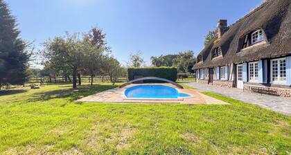 Superb Normandy cottage with swimming pool for 8pers