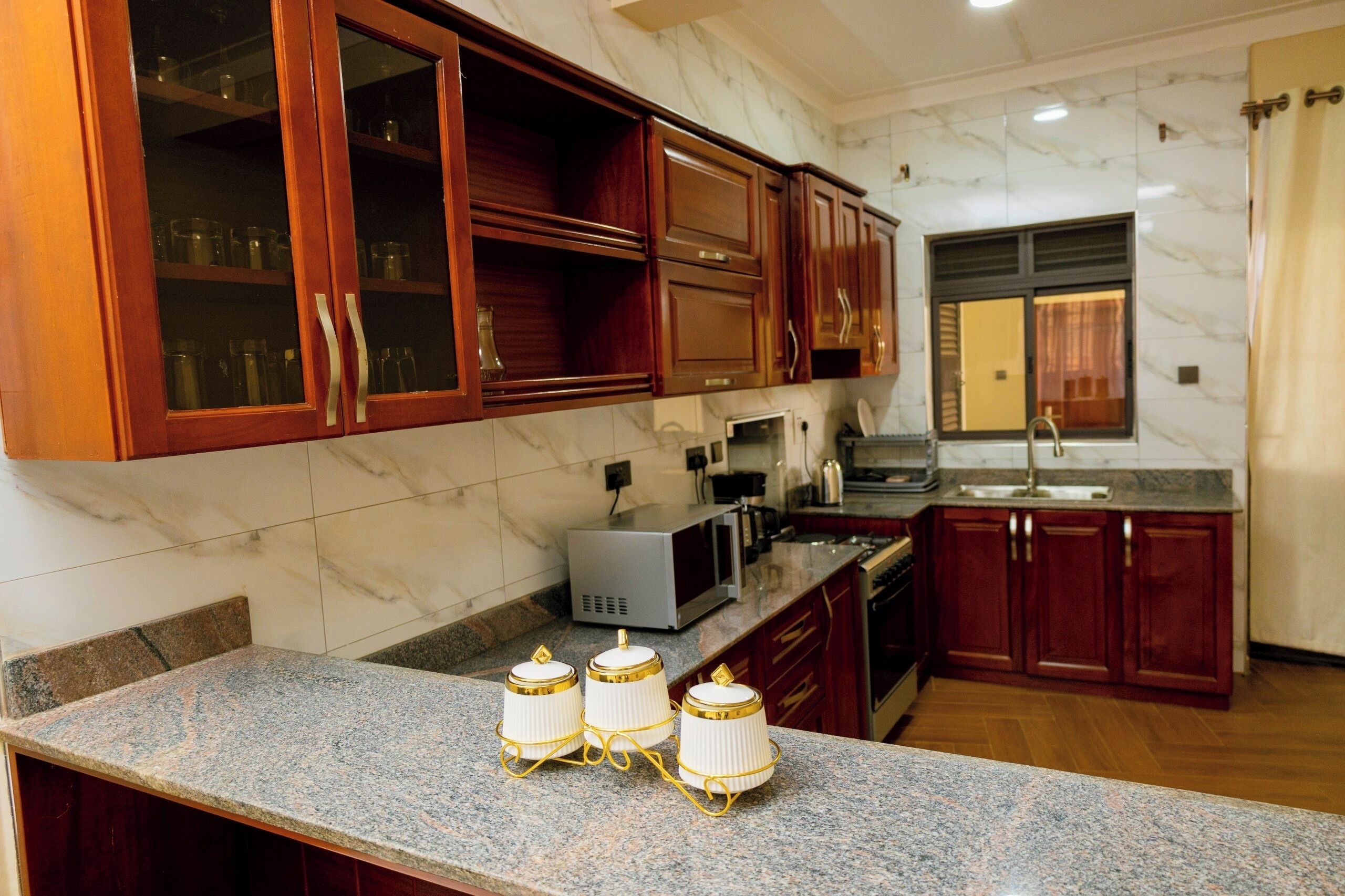 Economy Apartment, Hill View | Private kitchen | Fridge, microwave, oven, stovetop