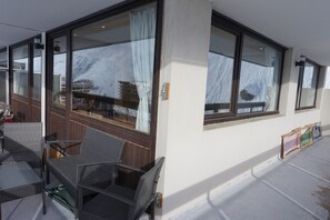 Terrace/patio - Résidence Aravis - La Croisette- Mountain view - 2bedrooms - Direct slope access - (Les Belleville)