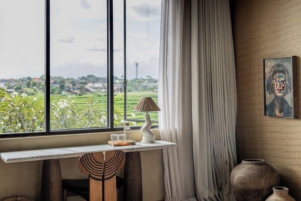 Comfort Double Room, 1 King Bed, Pool View | View from room