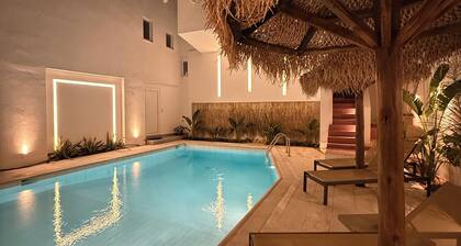 El Mar Pool Maisonette with 3 BDR, 7 min from beach