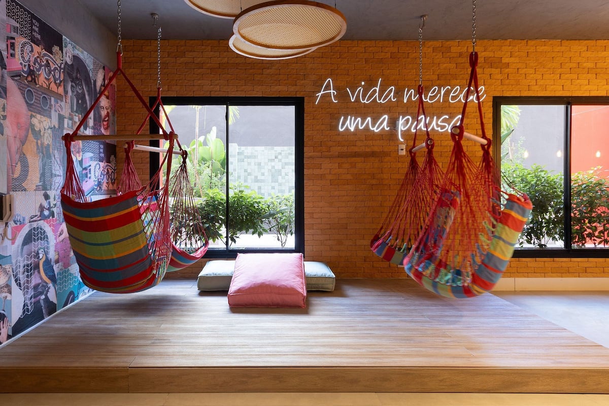 Individually decorated, individually furnished, desk, laptop workspace