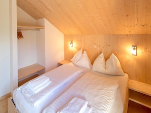 Chalet | 3 habitaciones, muebles diferentes y ropa de cama 