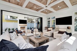 Smart TV, fireplace, stereo - Newly Constructed Home with Rooftop Patio, Gulf Views & Private Pool! (Santa Rosa Beach)