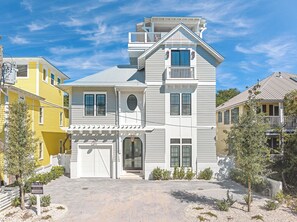Exterior - Newly Constructed Home with Rooftop Patio, Gulf Views & Private Pool! (Santa Rosa Beach)