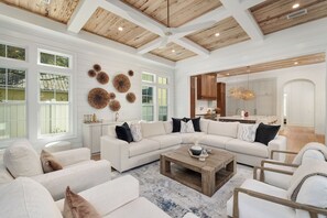Smart TV, fireplace, stereo - Newly Constructed Home with Rooftop Patio, Gulf Views & Private Pool! (Santa Rosa Beach)