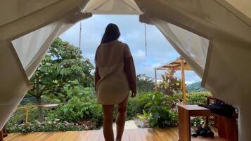 Romantic Tent, Terrace, Mountain View | Iron/ironing board, free WiFi