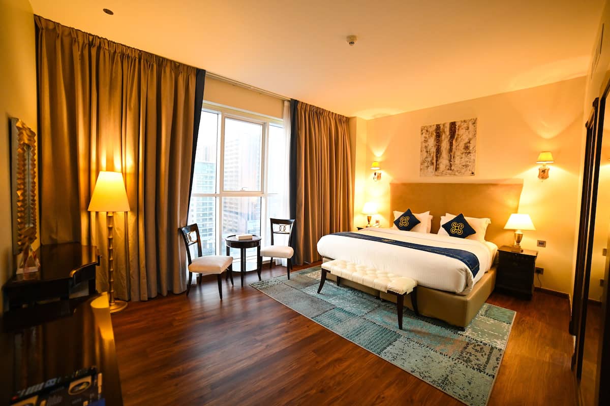 Egyptian cotton sheets, premium bedding, memory foam beds, in-room safe