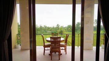 Deluxe Double Room, 1 King Bed, Balcony, Hill View | View from room