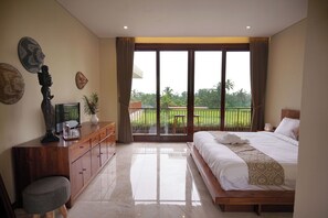 Superior Double Room, 1 King Bed, Balcony, Hill View | Premium bedding, down comforters, pillowtop beds, minibar - Gilded Palms Villa, Ubud Payangan, Bali (Payangan)