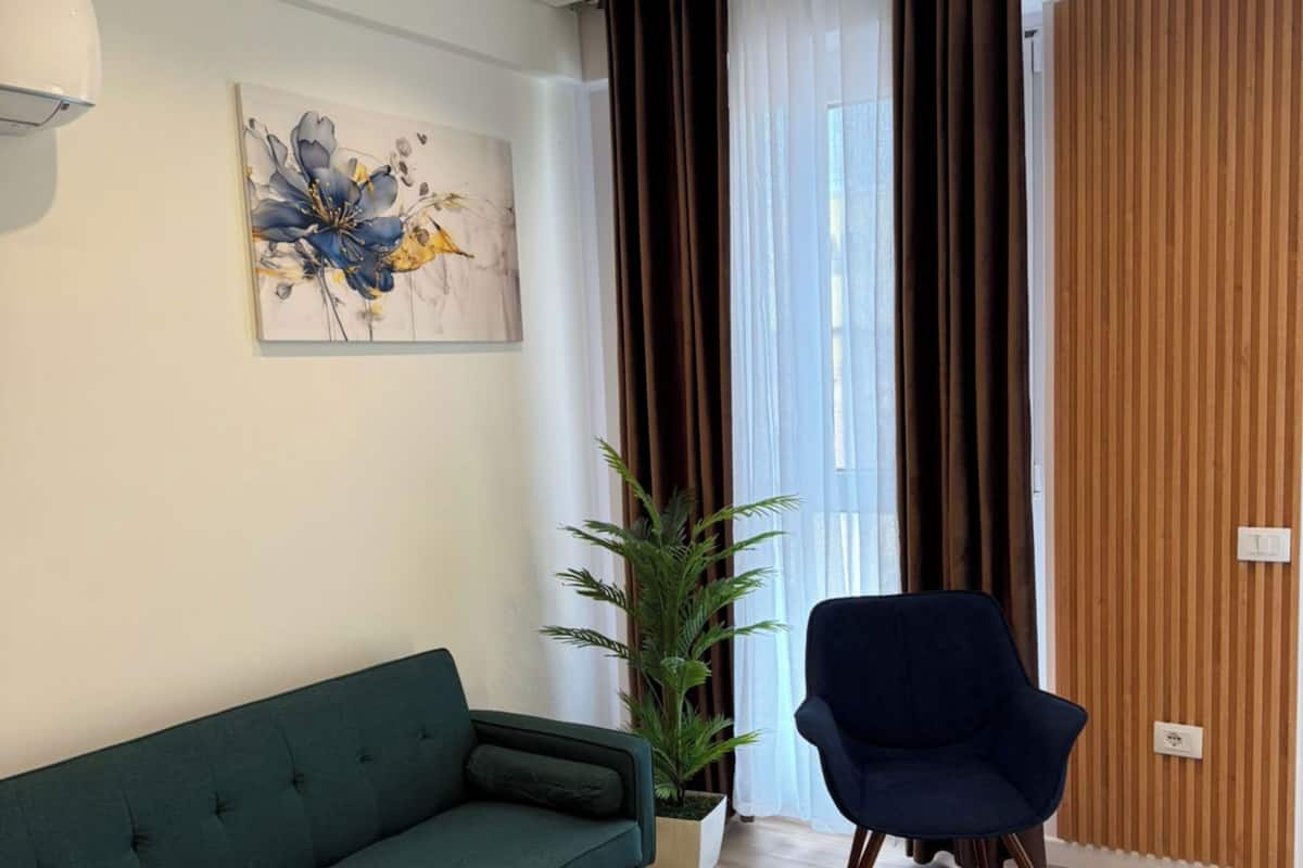 Apartment, 2 Bedrooms, Garden View | Living area | 42-inch Smart TV with satellite channels