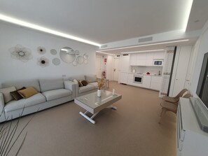Living area - New luxury apartment in the golden mile of Marbella. Malaga. Spain. (Marbella)