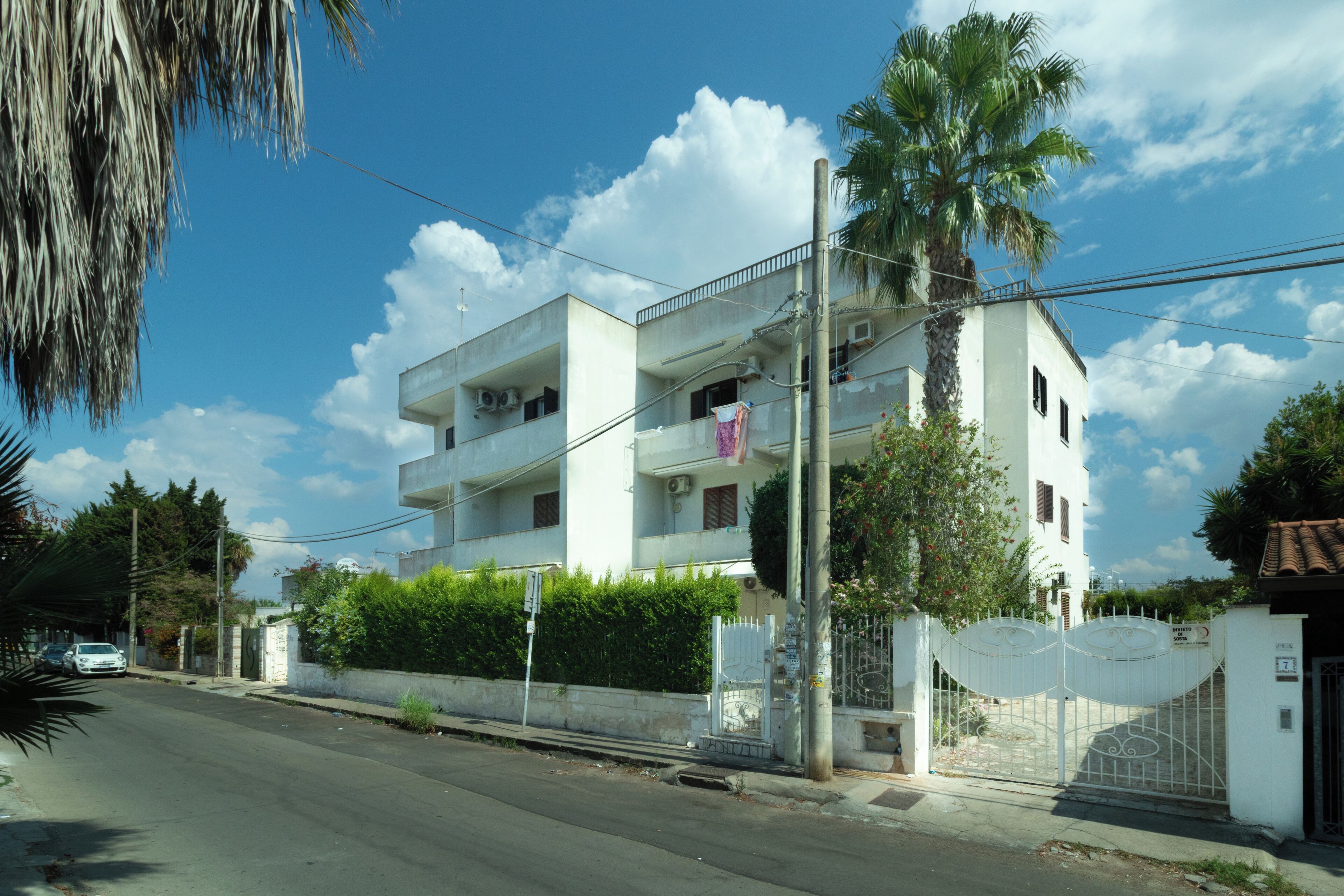 Facciata della struttura