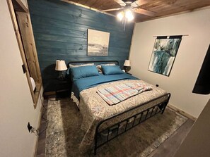 Desk, iron/ironing board, travel cot, free WiFi