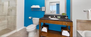 Hair dryer, towels, soap, shampoo - Las Vegas 1 Bedroom Deluxe Unit, Margaritaville!  (Las Vegas)