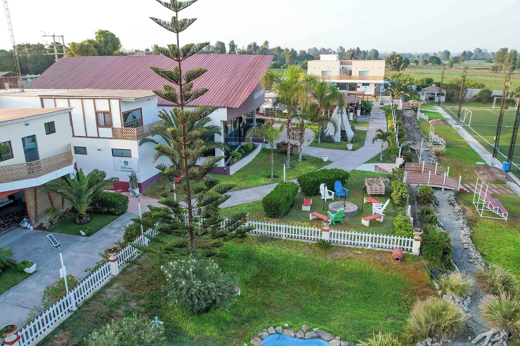 Fachada da propriedade