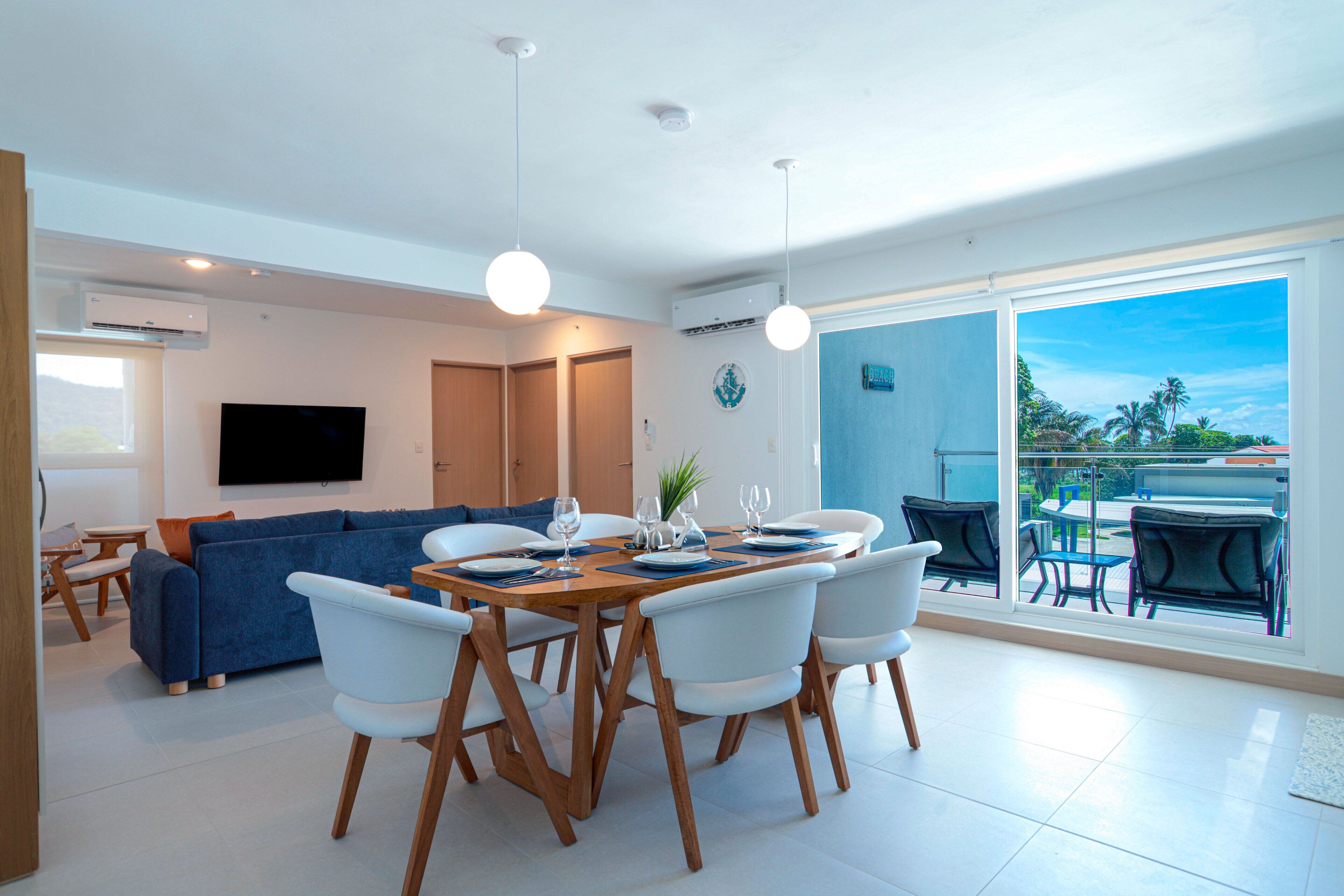 Apartment, Multiple Beds, Balcony, Ocean View (Viva Jaco Viva Jaco 04-02B) | Dining