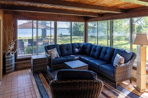 House, Multiple Beds, Patio (Lake House) | Living area | 42-inch flat-screen TV with digital channels