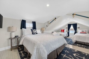 3 bedrooms, iron/ironing board, travel cot, WiFi