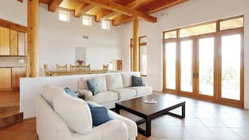 Smart TV, fireplace, printers