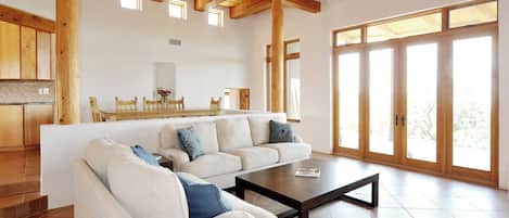 Smart TV, fireplace, printers