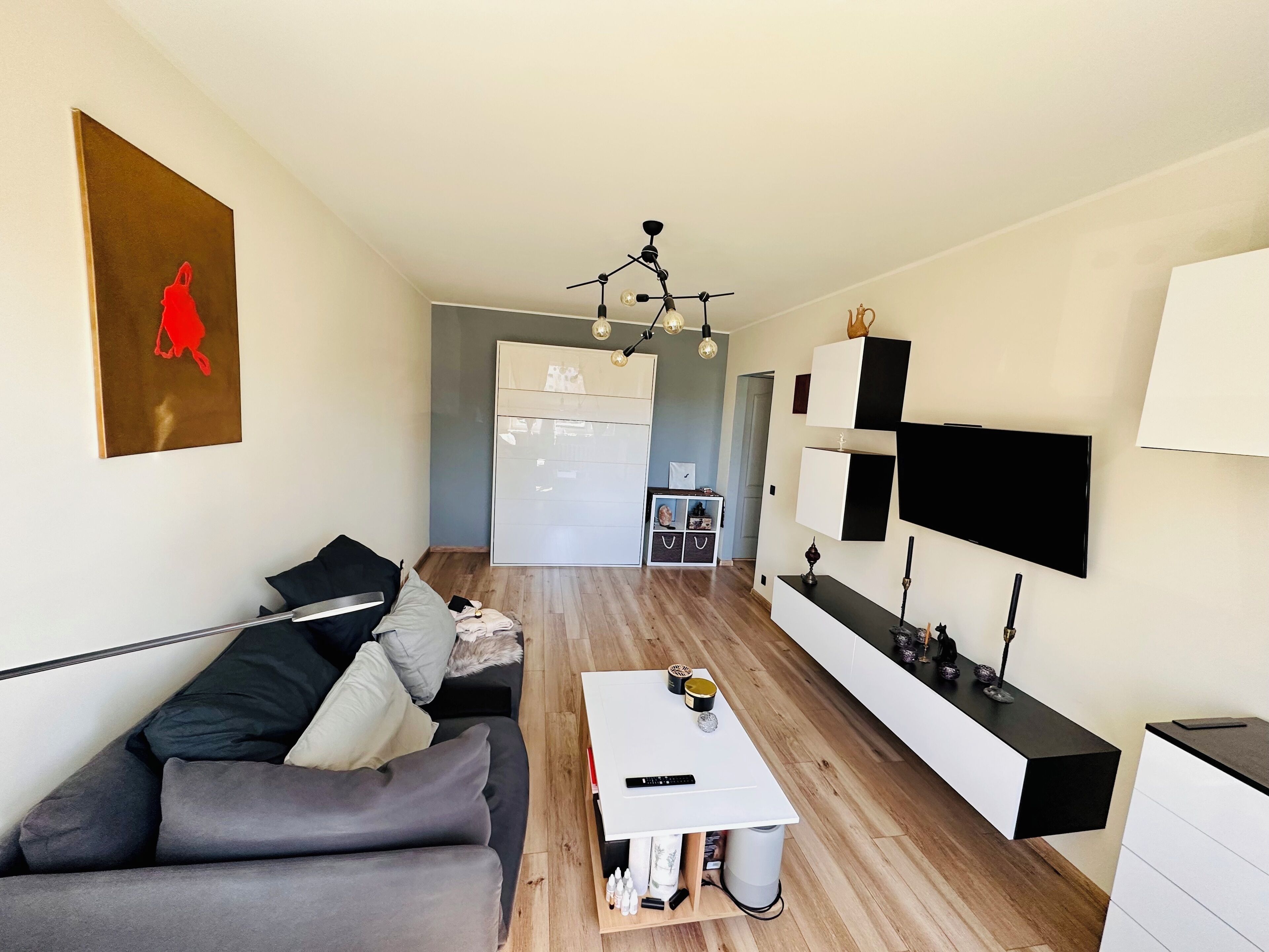 Smart-tv, boeken en een muziekbibliotheek