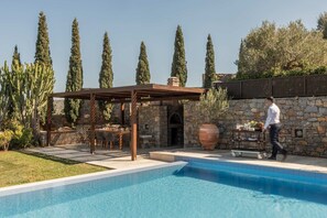 Una piscina riscaldata