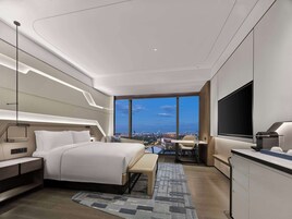 Down duvets, minibar, in-room safe, desk