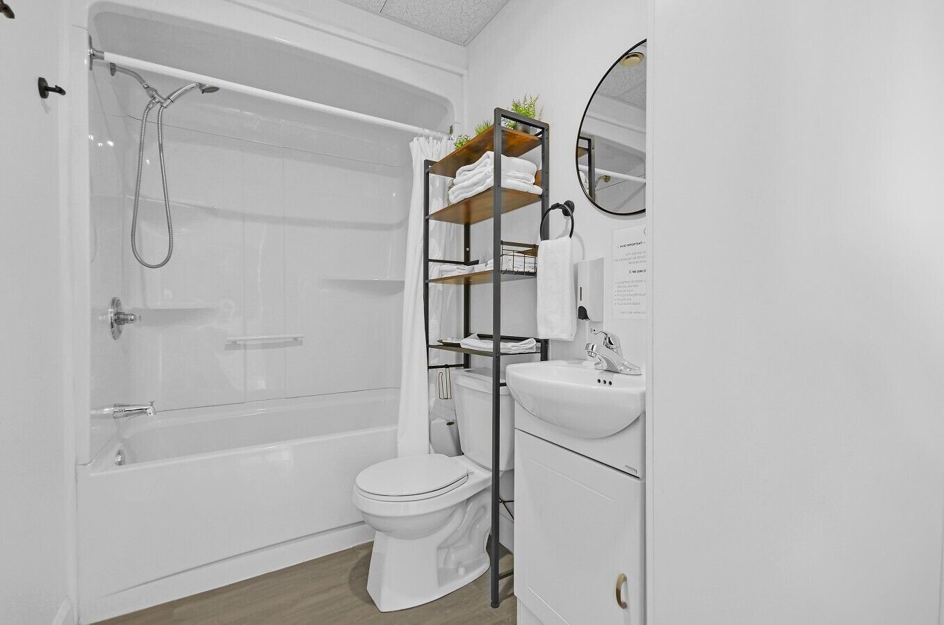 Hair dryer, towels