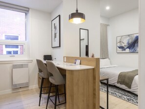 1 غرفة نوم وواي فاي مجانًا وملاءات أسرّة