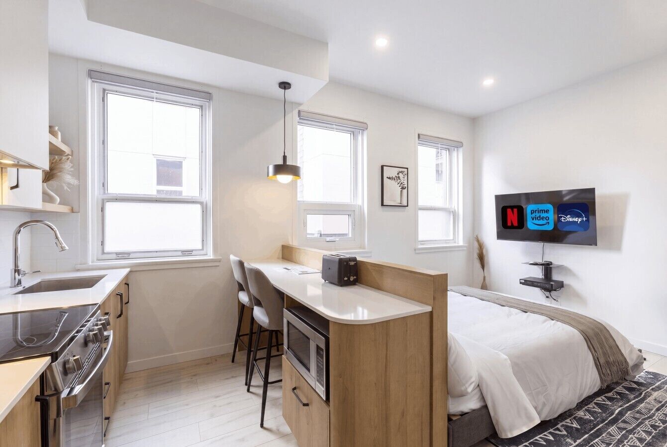 1 Schlafzimmer, kostenloses WLAN, Bettwäsche