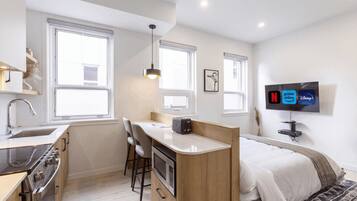 1 Schlafzimmer, kostenloses WLAN, Bettwäsche