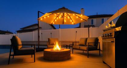 Hemet Haven, Hot Tub, Heated Pool Option, Backyard, Arcade, Game Room, BBQ Grill