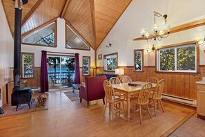 Interior - 2BR Ocean View Cabin - 1 min walk to world class beach! (Eastsound)