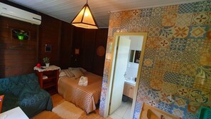 Cabana romântica | Wi-Fi de cortesia, roupa de cama