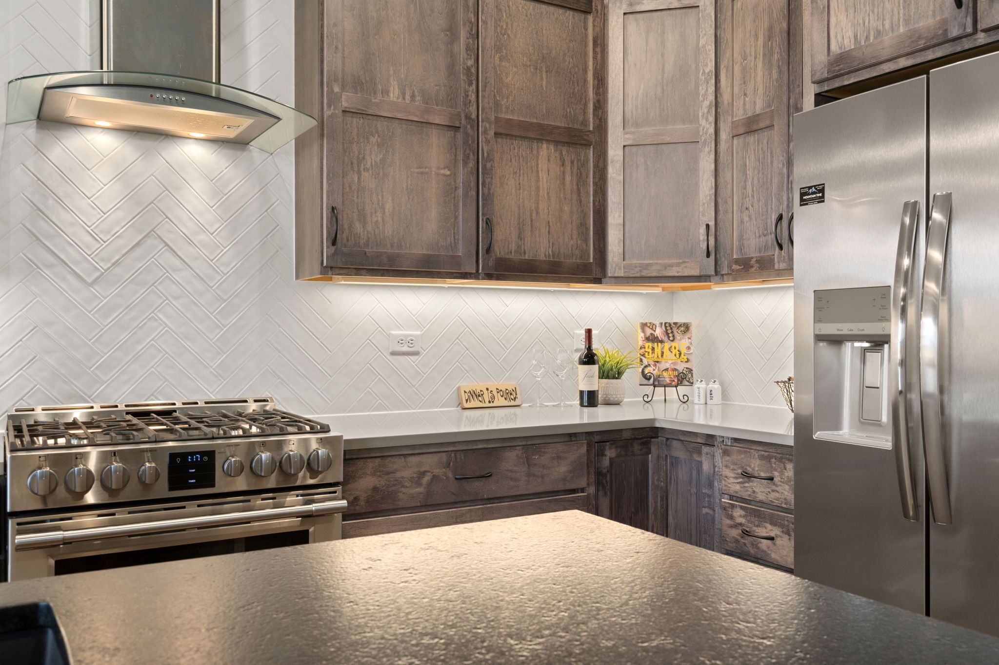 Townhome, Multiple Beds, Patio, Mountain View (1498 Harebell Street) | Private kitchen | Fridge, microwave, oven, stovetop