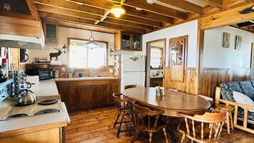 Microwave, oven, stovetop