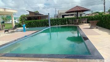 Una piscina climatizada