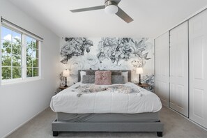 5 dormitorios, tabla de planchar con plancha, wifi y ropa de cama