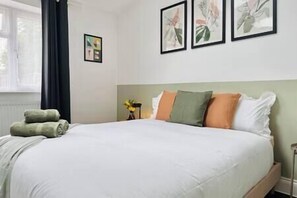 1 bedroom, iron/ironing board, travel crib, WiFi