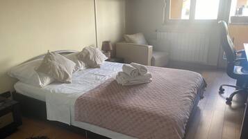 1 chambre, fer et planche à repasser, Wi-Fi, draps fournis